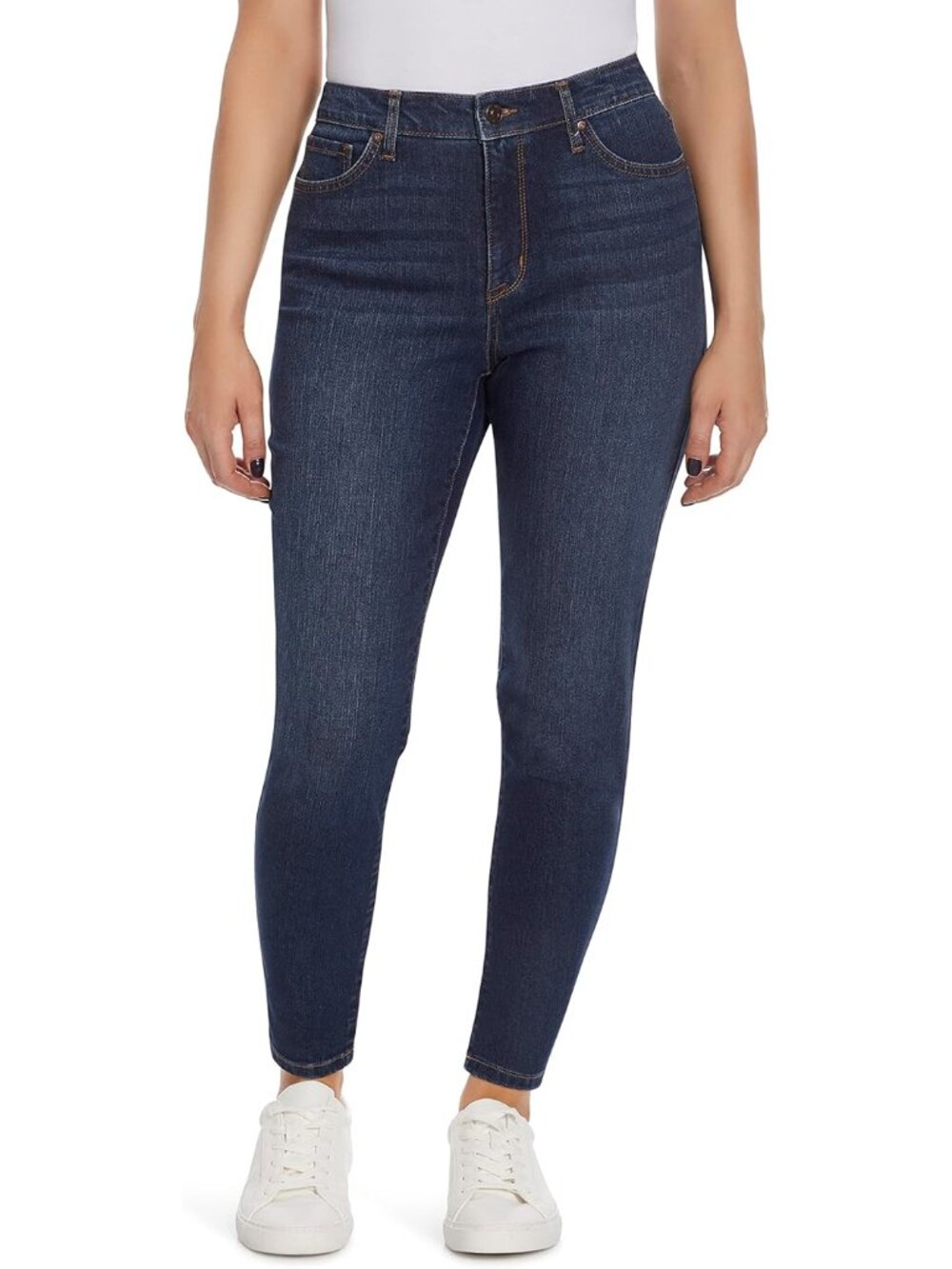 Nine West Women's Curvy Hr Skinny Jean - size 8 color "Lafayette"